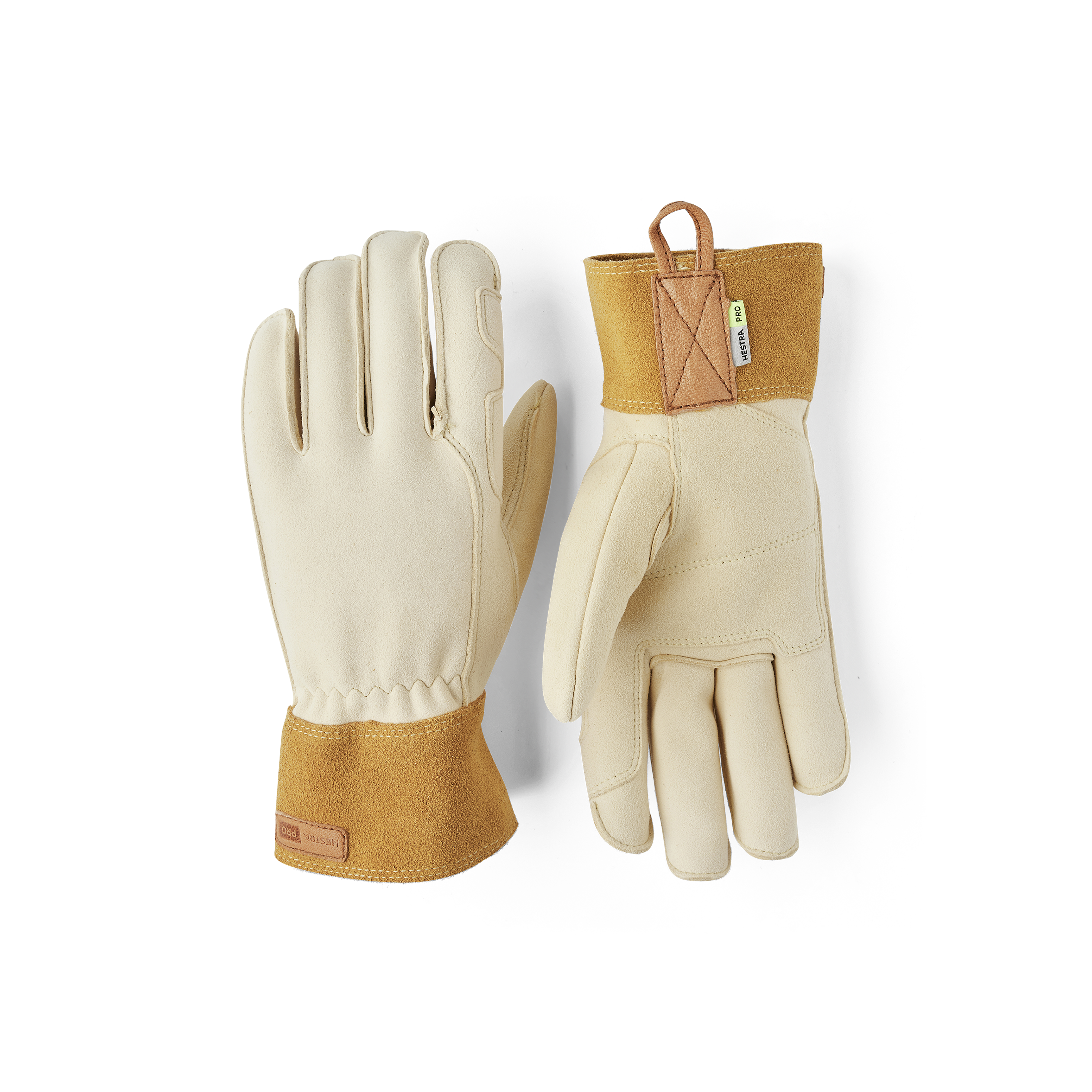 Hestra Pro Ranch Glove-Natural yellow