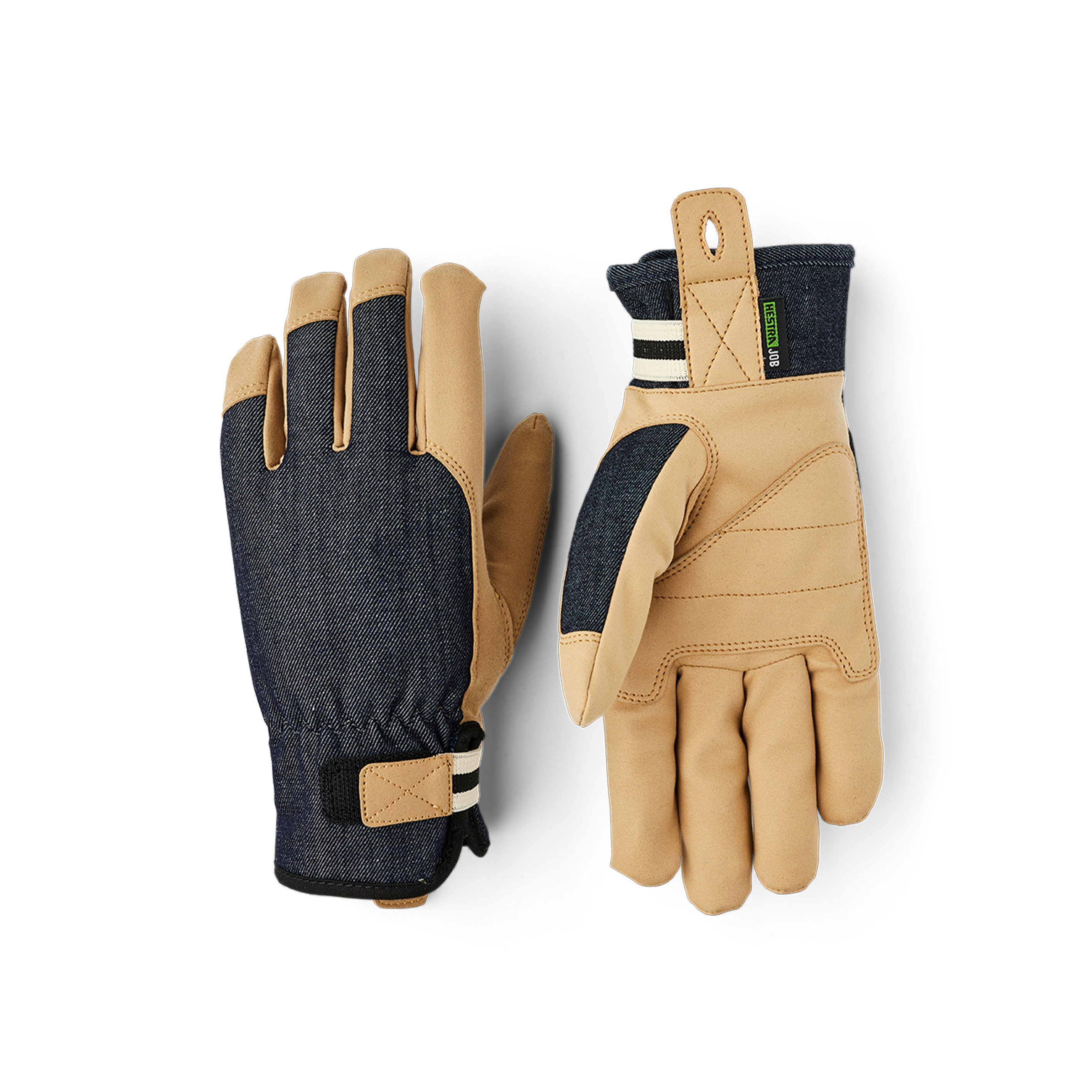 Hestra Duratan Flex Denim handske i Indigo – framifrån