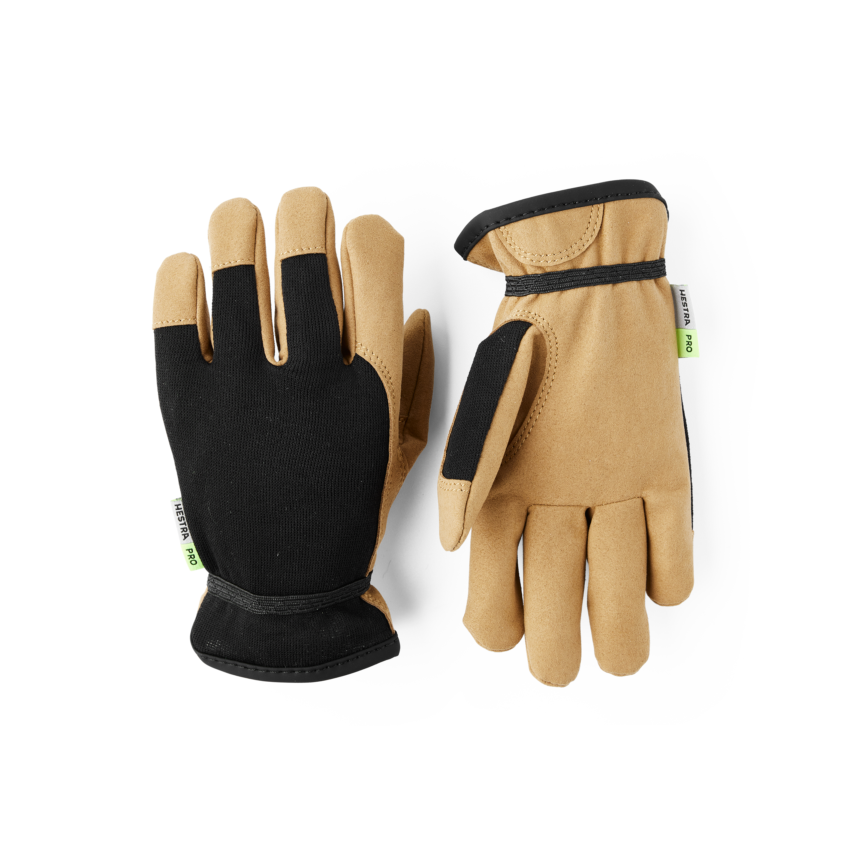 Hestra Kobolt Kid´s Synthetic handske i Svart – framifrån